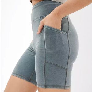 AE TERRY POCKET HIGHEST WAIST 7" BIKE SHORT NWOT